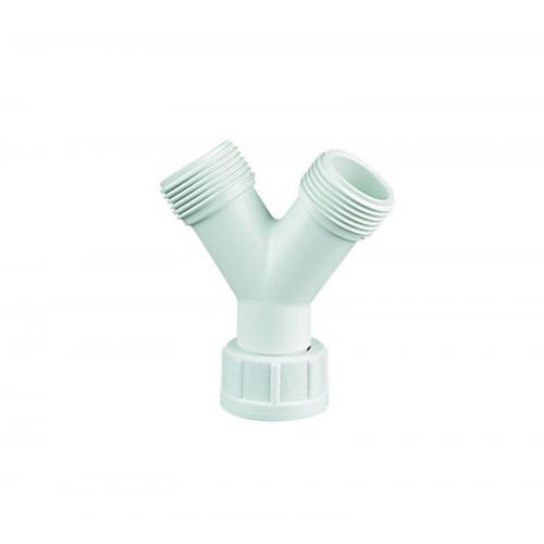 WASHING MACHINE WATER HOSE Y PIECE CONNECTOR